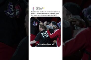 ISSO QUE EU CHAMO DE SORTE! #Shorts #Nba #Basquete