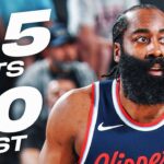 James Harden's DOMINANT 35-PT DOUBLE-DOUBLE! | April 9, 2025