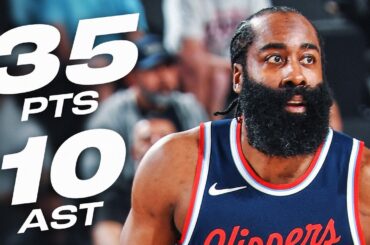 James Harden's DOMINANT 35-PT DOUBLE-DOUBLE! | April 9, 2025