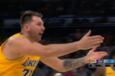 Luka Doncic gets ejected for talking trash to a courtside OKC fan 😭