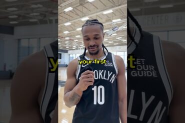 rapid fire q's with Tyson Etienne 🏁 #nba #nipseyhussle #brooklynnets