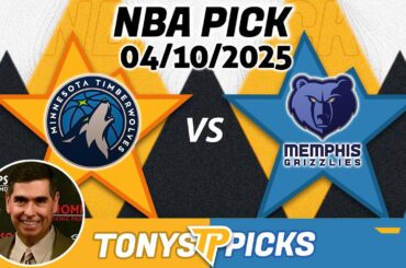 Minnesota Timberwolves vs Memphis Grizzlies Pick 4/10/25 NBA Pick Prediction