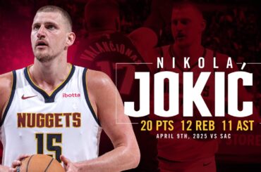 Nikola Jokić Full Game Highlights vs. Kings 📺 | 4/9/25