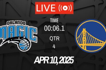 NBA LIVE! Golden State Warriors vs Orlando Magic I April 10, 2025 Warriors vs Magic I 2K Gameplay