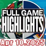 Boston Celtics VS Oklahoma City Thunder Full Game Highlights Apr 10,2025 NBA Season 2024-25