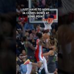 Ja just hangs in the air forever