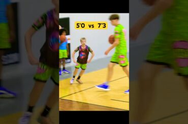 5’0 guard vs 7’3 center