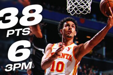 Zaccharie Risacher's CAREER-HIGH 38 PTS in Brooklyn | April 10, 2025