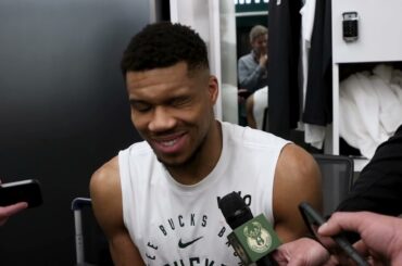 Giannis Antetokounmpo Postgame Press Conference | 4.10.25
