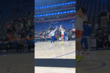 #Cade Warming Up Ahead Of Knicks Matchup #detroitbasketball #detroitpistons #pistons #nyknicks #nba