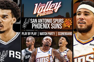 San Antonio Spurs vs Phoenix Suns | LIVE Reaction | Scoreboard | Play By Play | Postgame Show