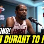 GAME-CHANGER! Kevin Durant signs with Miami Heat in a stunning NBA twist! MIAMI HEAT NEWS TODAY!