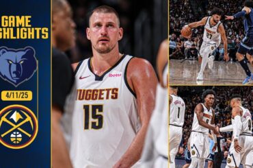Denver Nuggets vs. Memphis Grizzlies Full Game Highlights 📺 | 4/11/25