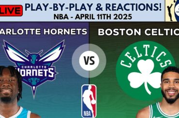 NBA: Charlotte Hornets vs Boston Celtics (Live Play-By-Play & Reactions)