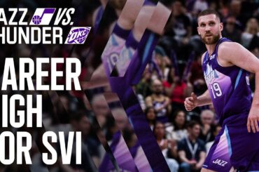Svi goes for 27 vs Thunder 🌩️ | UTAH JAZZ