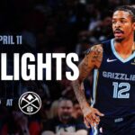 Memphis Grizzlies Highlights vs. Denver Nuggets