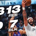 Anthony Davis Drops Near QUADRUPLE-DOUBLE! | April 11,2025