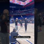 Jalen Brunson Warming Up For Pistons Matchup #detroitpistons #detroitbasketball #pistons #knicks #ny