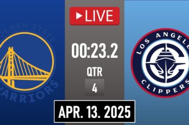 NBA LIVE! Golden State Warriors vs Los Angeles Clippers | April 13, 2025 | Clippers vs Warriors 2K25