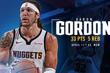 Aaron Gordon Full Game Highlights vs. Grizzlies 📺 | 4/11/25