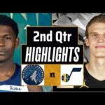 Minnesota Timberwolves vs Utah Jazz Full Highlights 2nd Qtr | Apr 13 | NBA Highlights