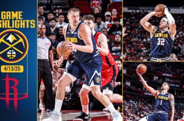 Denver Nuggets vs. Houston Rockets Full Game Highlights 📺 | 4/13/25
