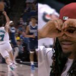 Yuki Kawamura INSANE over the head pass has Ja Morant loving it