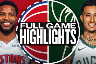PISTONS at BUCKS | FULL GAME HIGHLIGHTS | April 13, 2025
