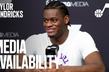 Taylor Hendricks 2024-25 End of Season Media Availability 🎤 | UTAH JAZZ