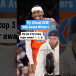 My 2025 NBA Awards 🏆