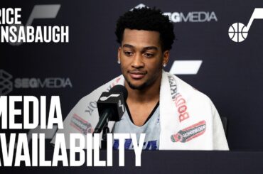 Brice Sensabaugh 2024-25 End of Season Media Availability 🎤 | UTAH JAZZ