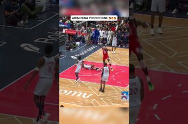 Adem Bona poster dunk vs Washington Wizards 🔥