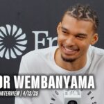 Victor Wembanyama End of Season Interview | 4.13.2025
