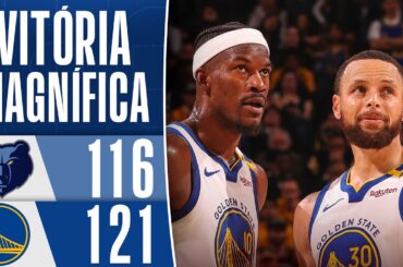 CURRY e BUTLER brilham, e WARRIORS avançam de fase contra os GRIZZLIES - Melhores Momentos