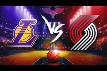 LIVE: LOS ANGELES LAKERS VS PORTLAND TRAIL BLAZERS! LIVE PLAY-BY-PLAY WITH GAMECAST!