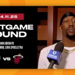 Bam Adebayo, Tyler Herro, Erik Spoelstra | Postgame Interview | April 11, 2025