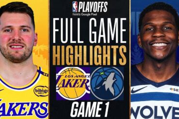 LAKERS vs TIMBERWOLVES FULL GAME 1 HIGHLIGHTS APRIL 16, 2025 NBA PLAYOFFS FULL GAME HIGHLIGHTS 2K25