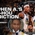 Stephen A. predicts a 7-GAME SERIES between the Warriors and the Rockets 👀 | NBA Countdown