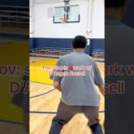 Simple 🎒work w/ D’Angelo Russell #dangelorussell #lakers #wayofwade #wade8085ultra #brooklynnets