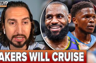 Lakers-Timberwolves Predictions: LeBron & LA will CRUISE, Luka vs. Ant debate | Nick Wright NBA