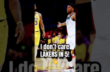 Lakers in 5 against Minnesota Timberwolves! #nba #anthonyedwards #lebronjames #wolves #lakers #five