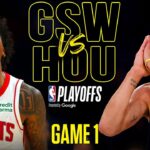 Golden State Warriors vs Houston Rockets Full GAME 1 Highlights | April 18, 2025 | NBA Playoffs 2K25