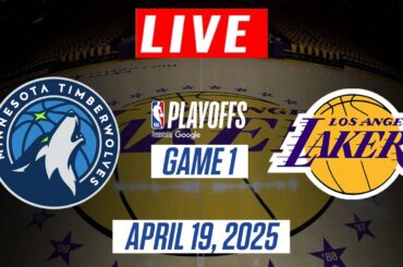 NBA LIVE! Los Angeles Lakers vs Minnesota Timberwolves GAME 1 LIVE | April 19, 2025 | NBA Playoffs