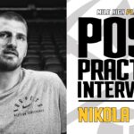 Nikola Jokić Post Practice Interview 🎙 | 4/18/25