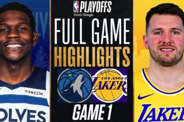 TIMBERWOLVES vs LAKERS FULL GAME 1 HIGHLIGHTS APRIL 19, 2025 NBA PLAYOFFS GAME 1 HIGHLIGHTS 2K25