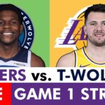 Lakers vs. Timberwolves Live Streaming Scoreboard, Play-By-Play, Highlights | NBA Playoffs Game 1