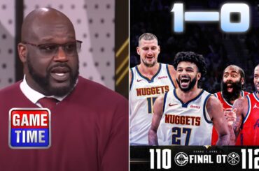 NBA Gametime reacts to Denver Nuggets beat Los Angeles Clippers 112-110 in OT; Nikola Jokic 27 Pts