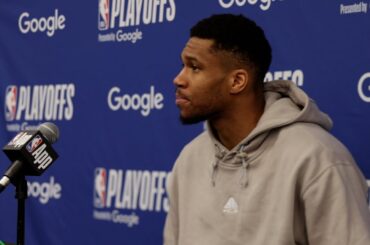 Giannis Antetokounmpo Postgame Press Conference | 04.19.25