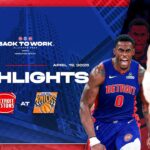 Full Game Highlights | Detroit Pistons vs New York Knicks | Round 1 Game 1