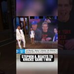 Stephen A. was HYPED for the Knicks’ Game 1 win 🍿